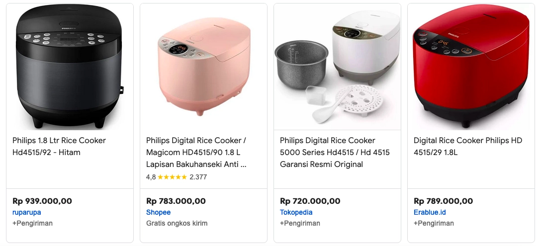 mejikom philips digital terbaru